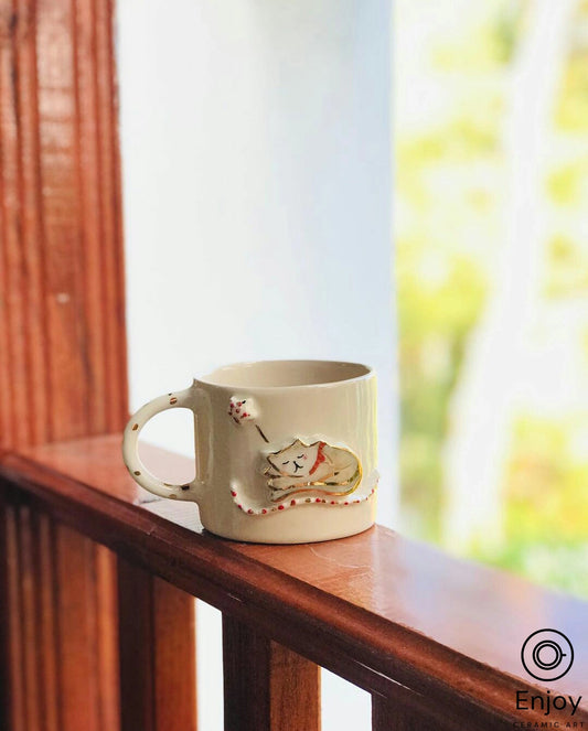 Handcrafted 'Pumpkin' Ceramic Espresso Cup & Saucer Set - Unique Pumpkin  Shaped Mug for Fall Celebrations – Enjoy Ceramic Art