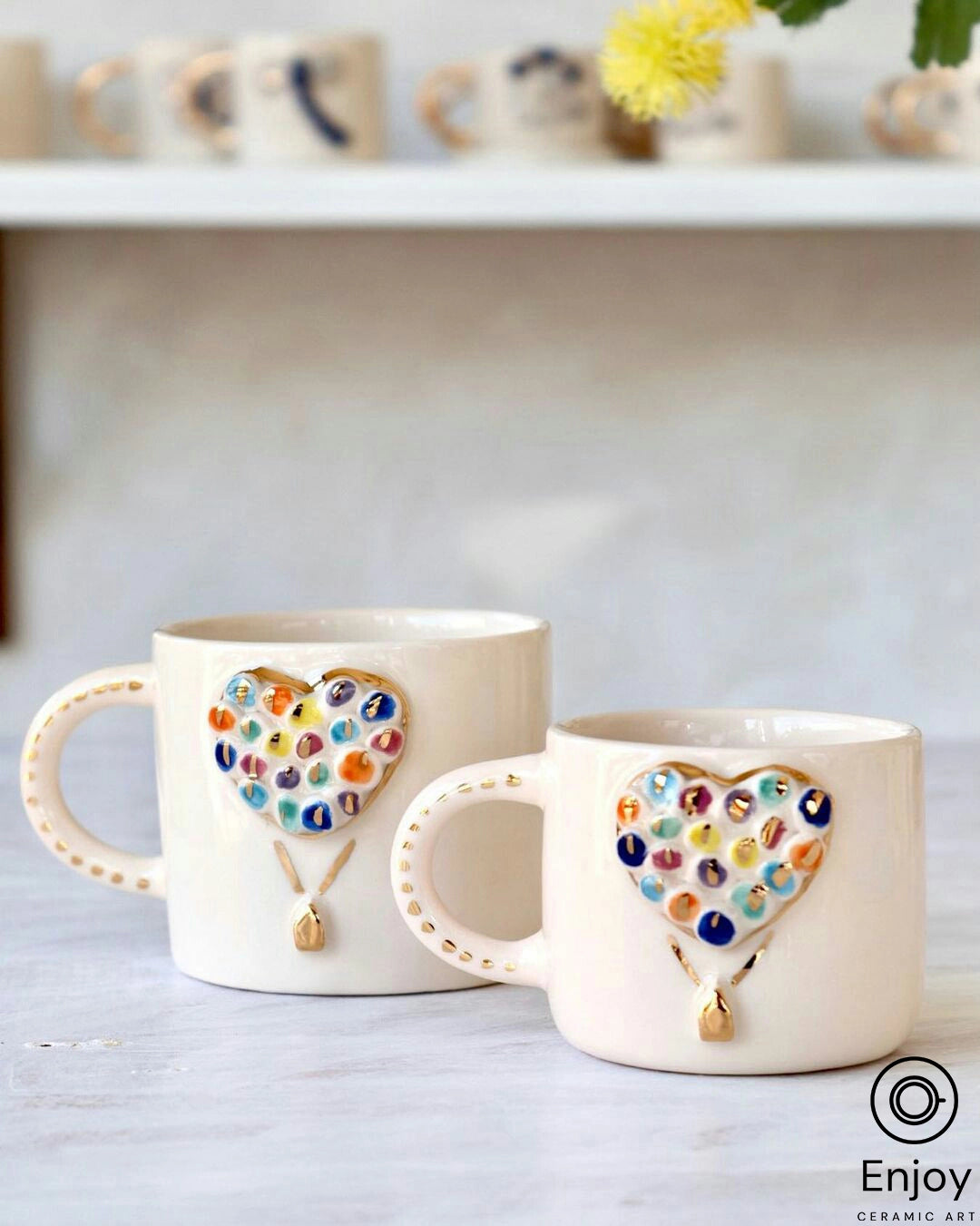 Handmade 'Up' Movie Ceramic Coffee Mug - 10 Oz Disney Pixar Inspired Coffee Cup